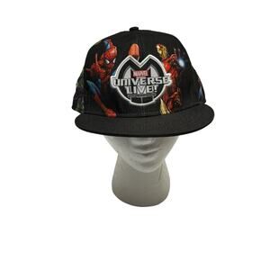 Marvel Universe Live Snapback Adult Graphics Hat Cap Super Heroes Iron Man